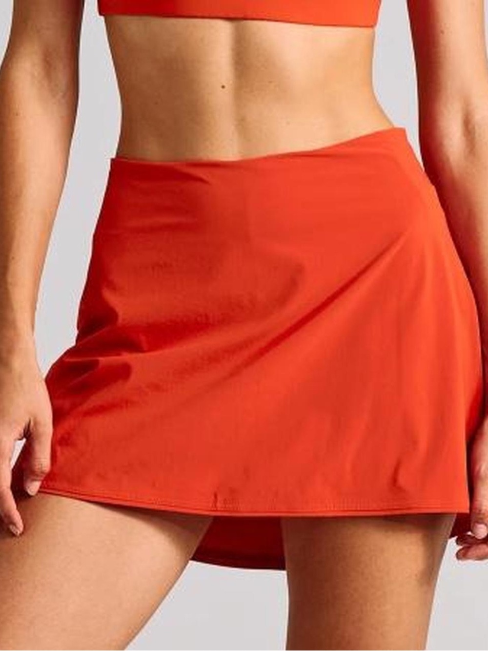 Outdoor Voices Bright Red Swim Skirt